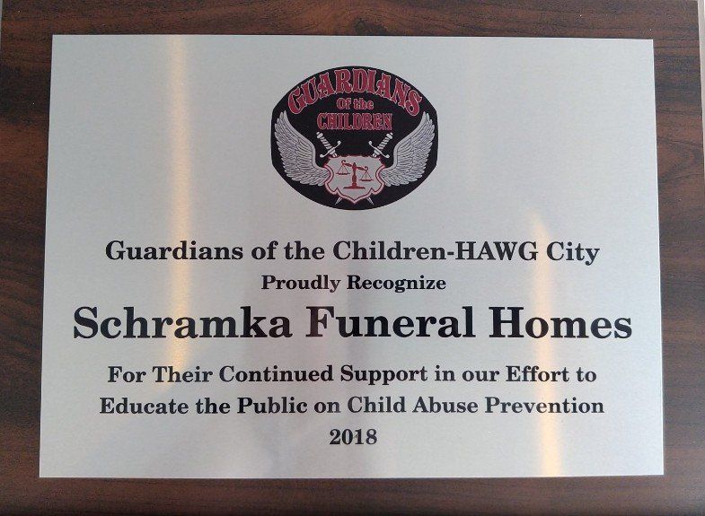 Guardians of the Children recognize Schramka Funeral Homes