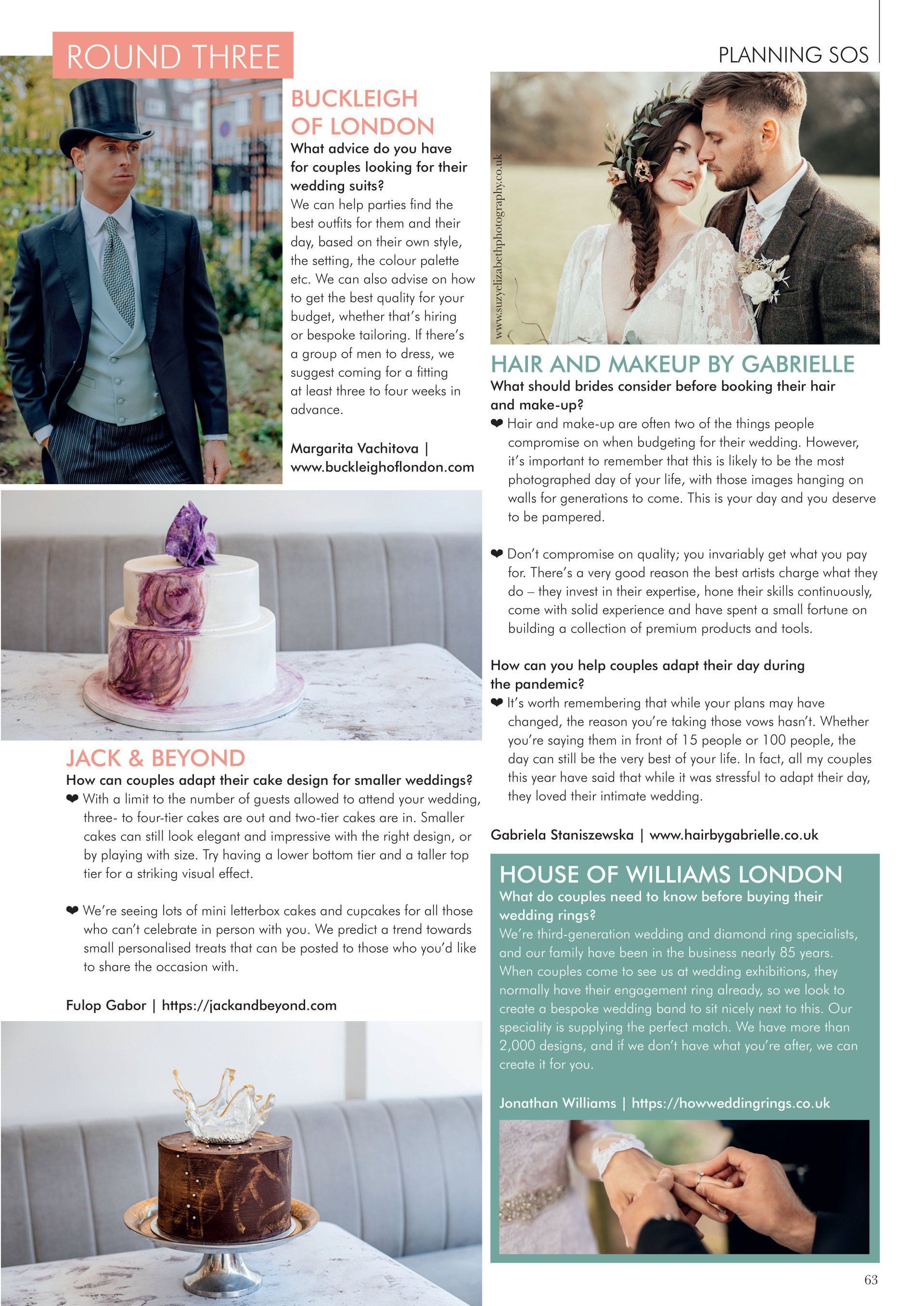 Your London Wedding magazine feature Planning SOS