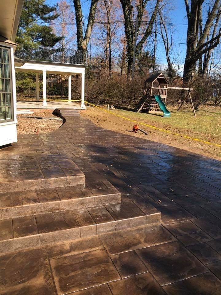 Stairway Concrete and Pattern Concrete | Louisville, KY | S & S Concrete Inc.