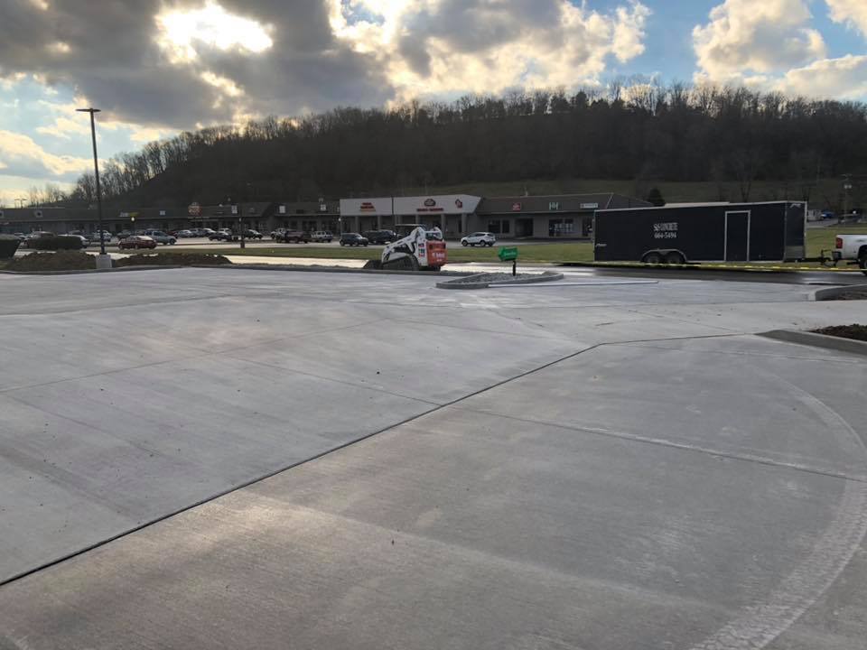 Wide Concrete for Store Business | Louisville, KY | S & S Concrete Inc.
