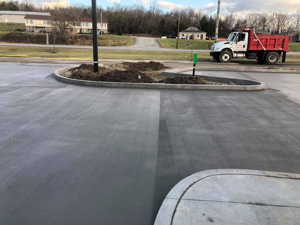 Road Commercial Concrete Installation | Louisville, KY | S & S Concrete Inc.