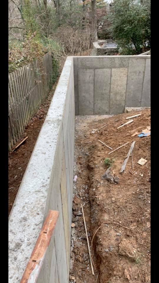 Side Concrete Walls | Louisville, KY | S & S Concrete Inc.