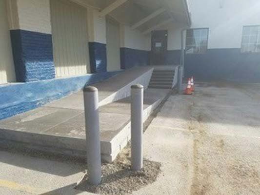 Side of Commercial Concrete Installation | Louisville, KY | S & S Concrete Inc.