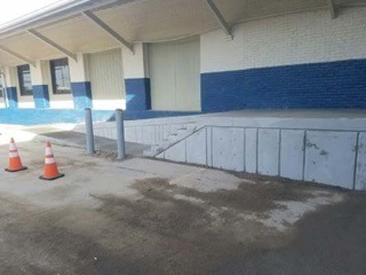 Front of Commercial Business Concrete Installation | Louisville, KY | S & S Concrete Inc.