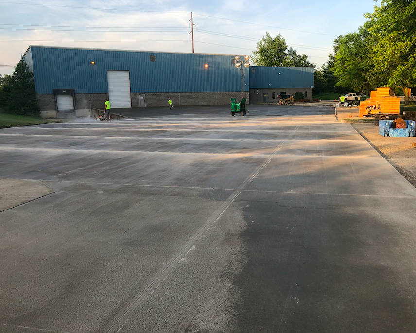 Wide Road Concrete Installation | Louisville, KY | S & S Concrete Inc.