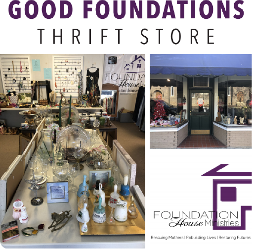 A thrift store called good foundations thrift store