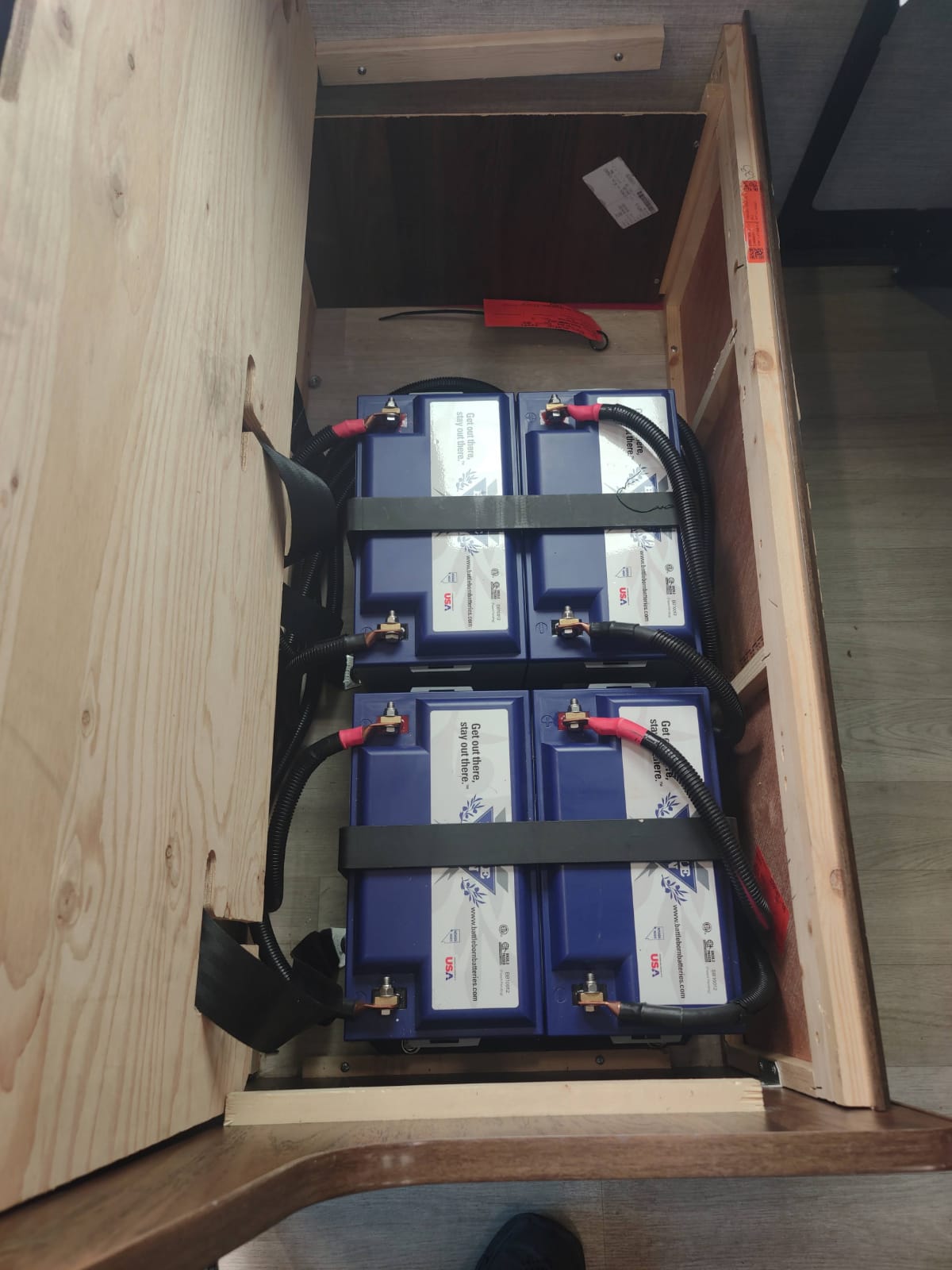 Battle born batteries in an RV