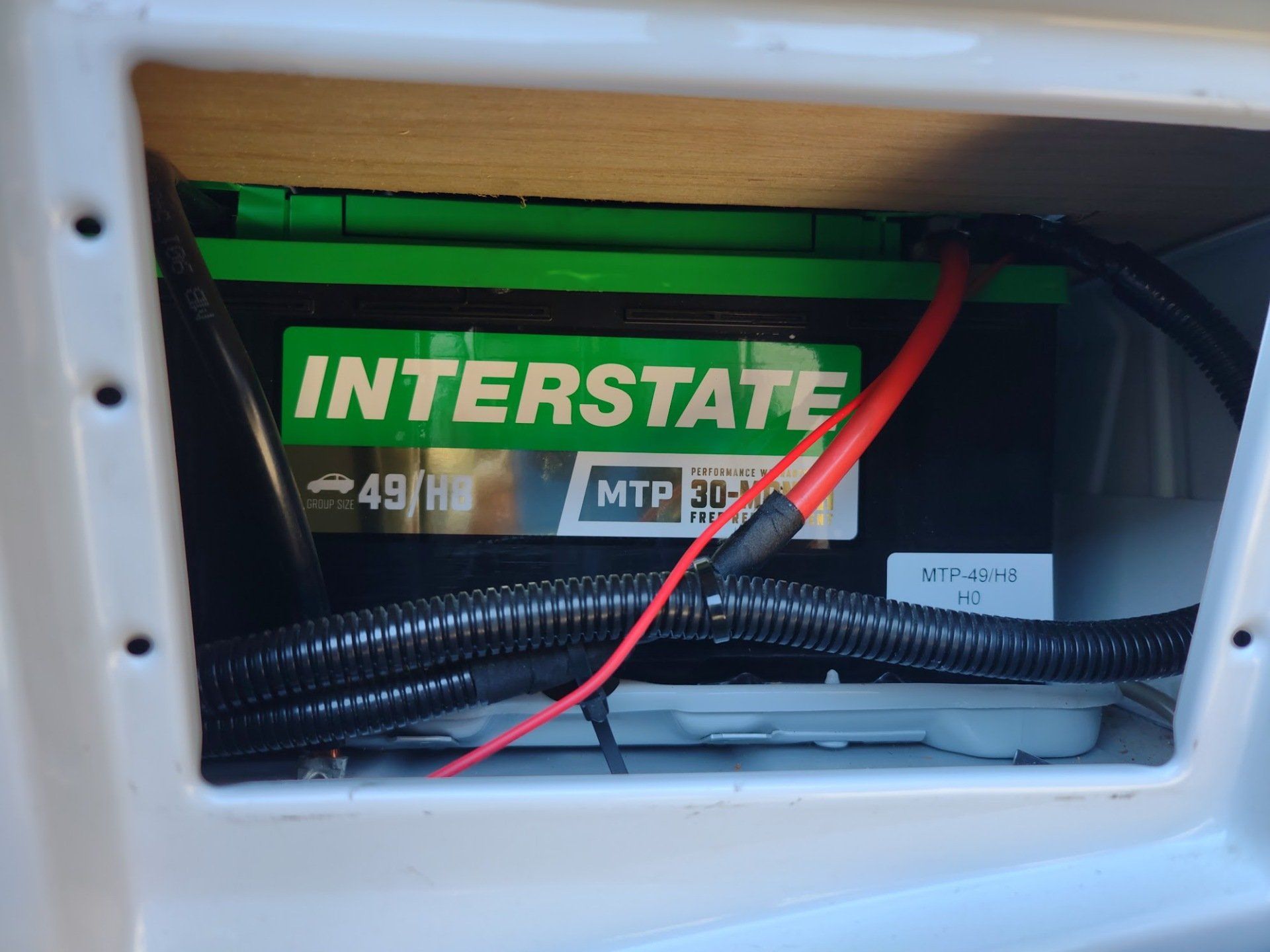 An interstate RV battery