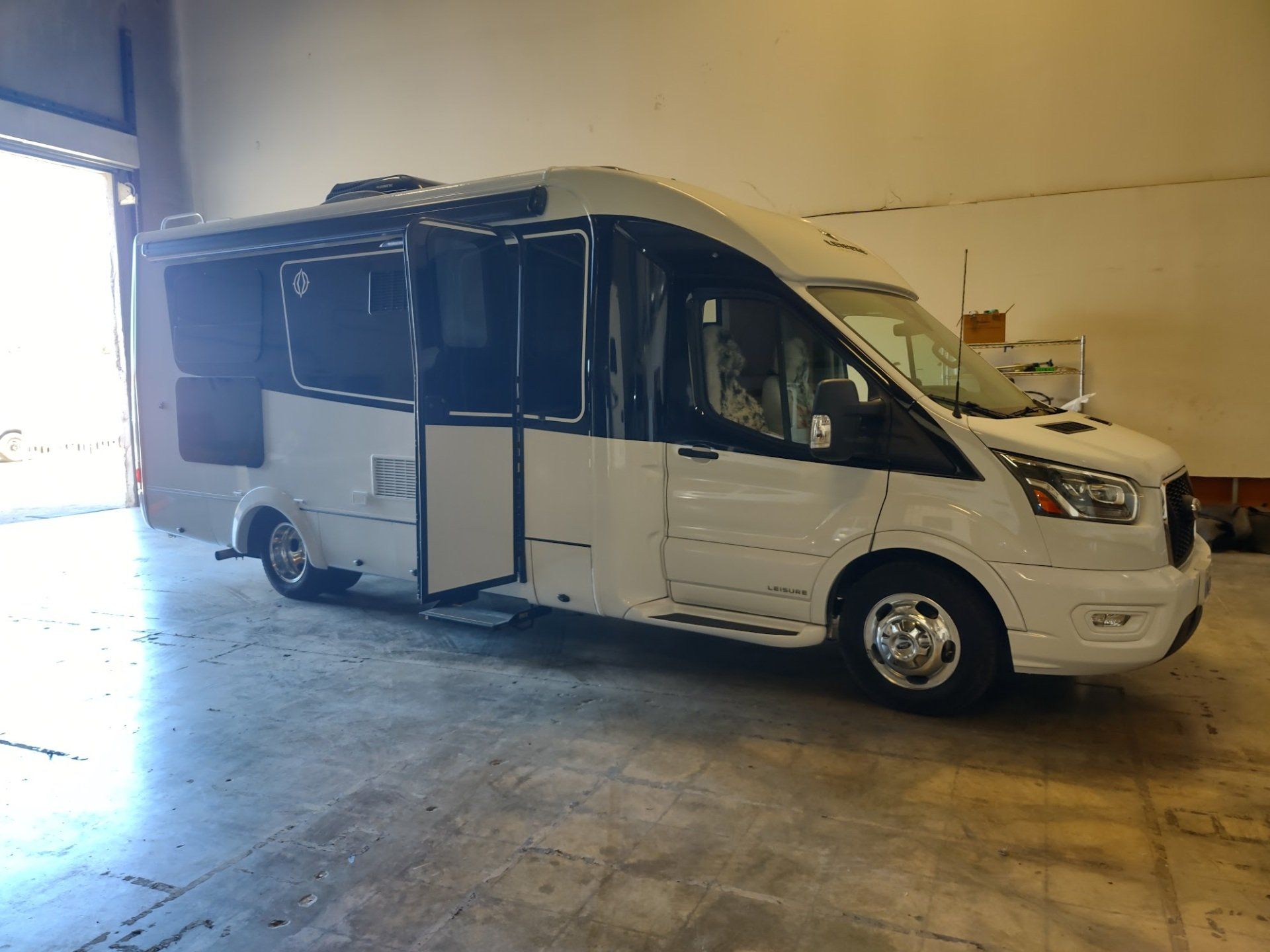 A leisure travel van at our facility