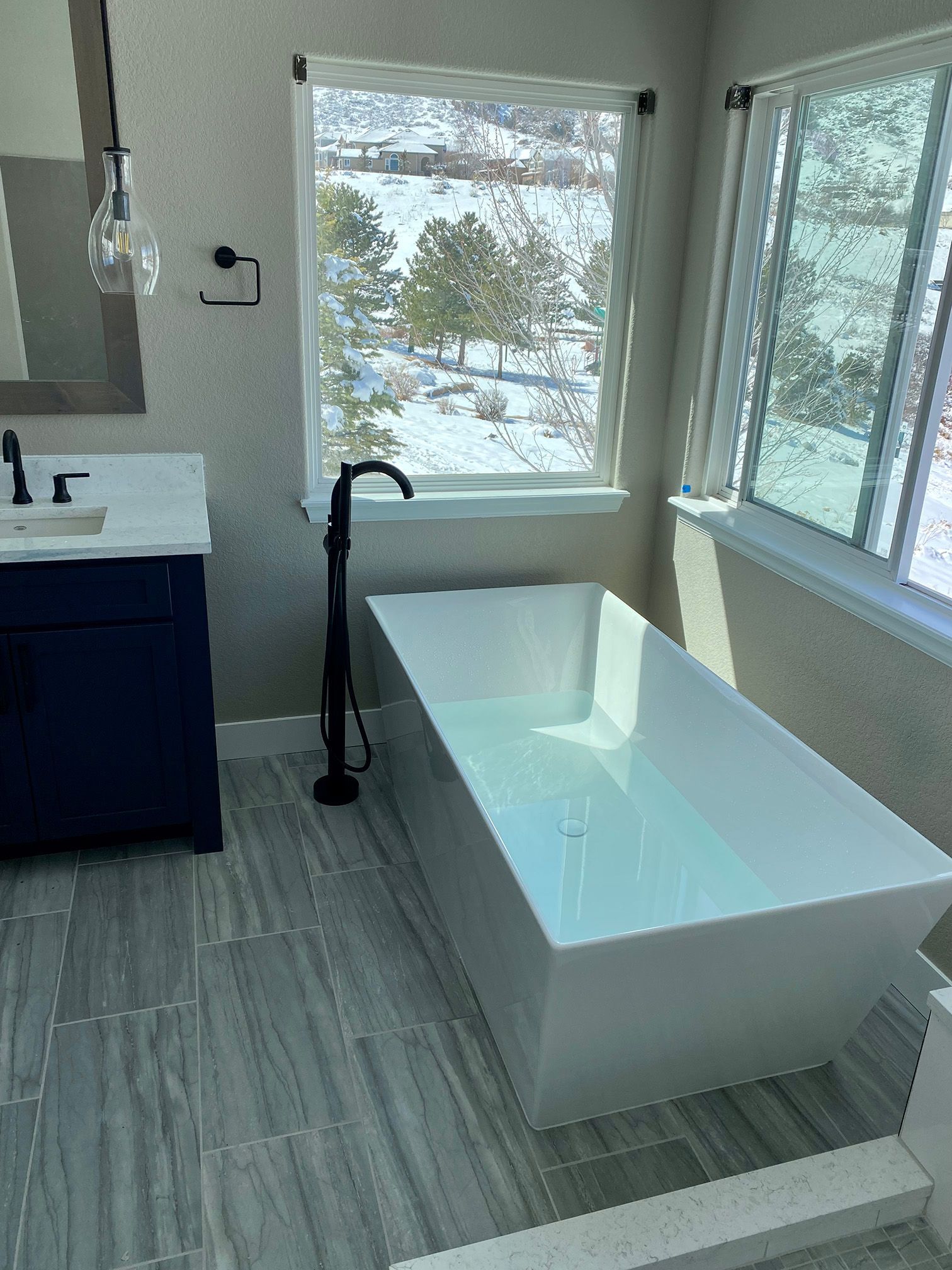 Bathroom sink in Littleton, CO.