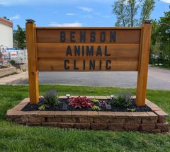 Business Sign at clinic location - Veterinary services in Omaha, NE Business Sign at clinic location - Veterinary services in Omaha, NE