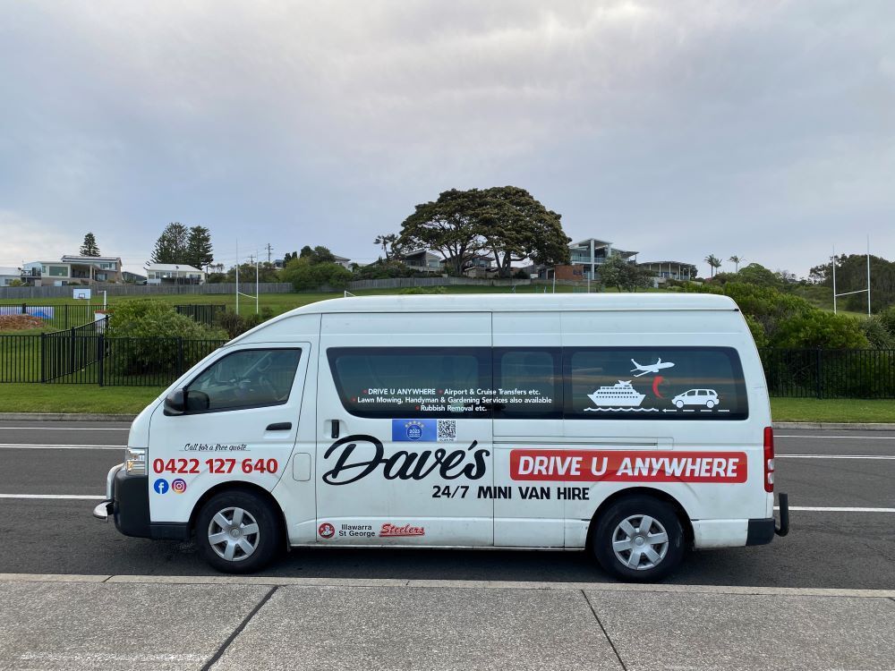 Airport transfer van