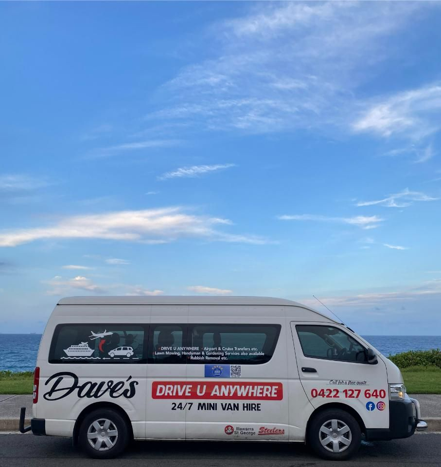 Rows of White Caravans Parked Outdoors — Dave's Drive U Anywhere 24/7 Mini Van Hire In Wollongong, NSW