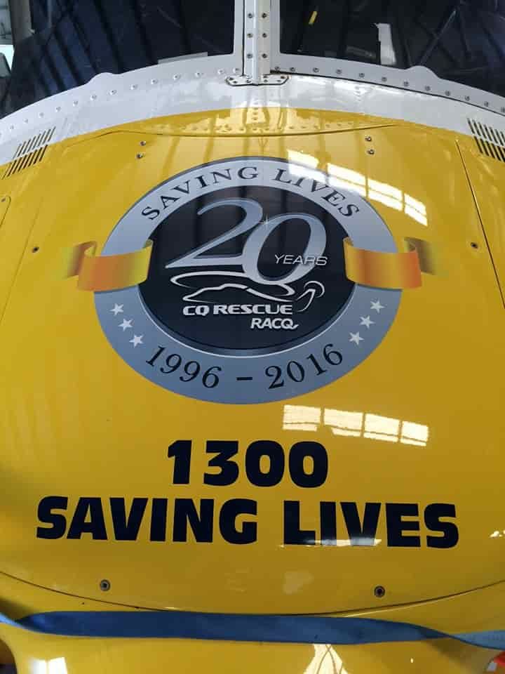 A Yellow Vehicle With 1300 Saving Lives Written On It — Sun City Signs In Dysart, QLD