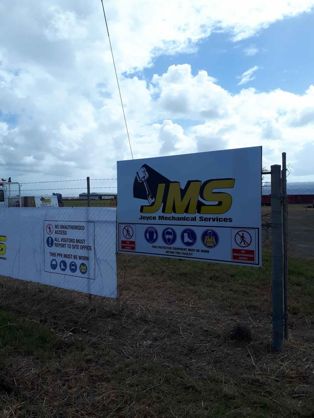 A Large Sign That Says Jms On It — Sun City Signs In Paget, QLD
