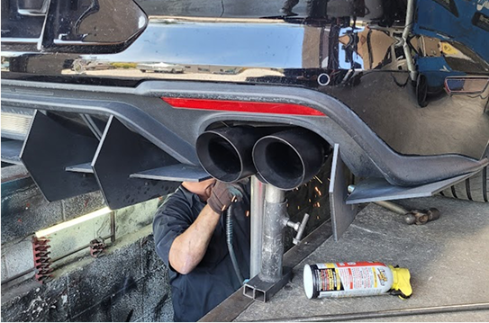 Our Mechanic Check Exhaust System in Spring Valley, CA | Ed Hanson's Muffler Service