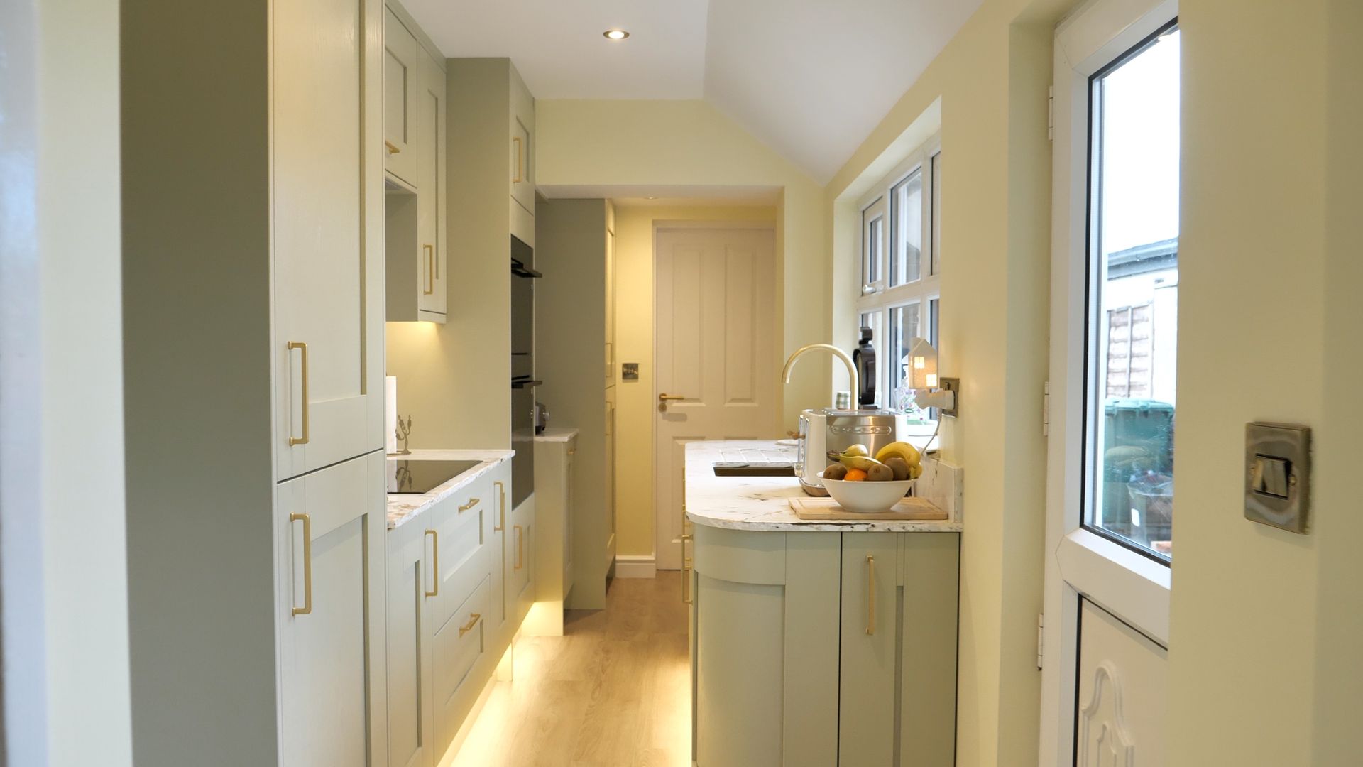 Terraced galley kitchen design and install