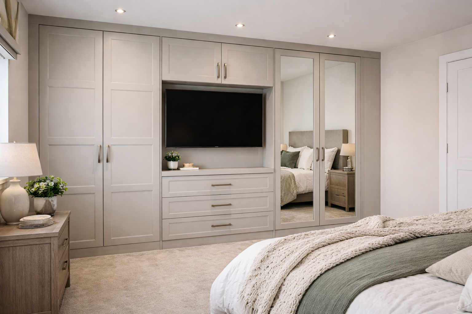 FITTED WARDROBES DESIGNED TO FIT YOUR ROOM PERFECTLY