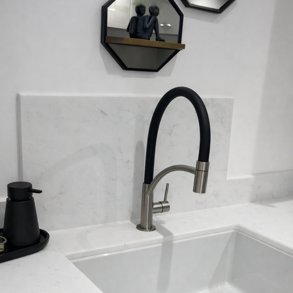 Townhouse new-build utility room project Derbyshire