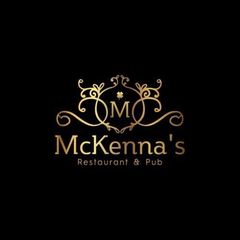 A logo for a restaurant and pub called mckenna 's