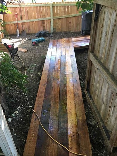 boerne custom wood deck sealed