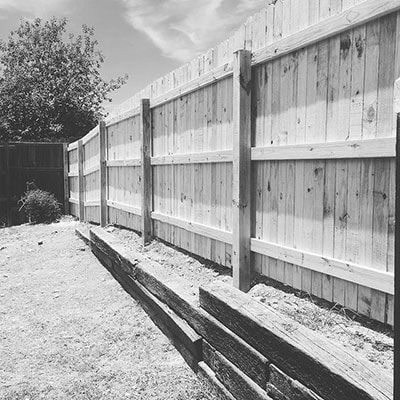 custom privacy wood fence