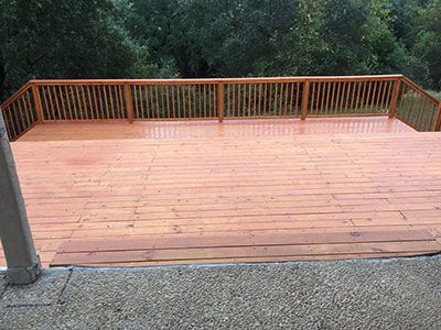 canyon lake custom deck