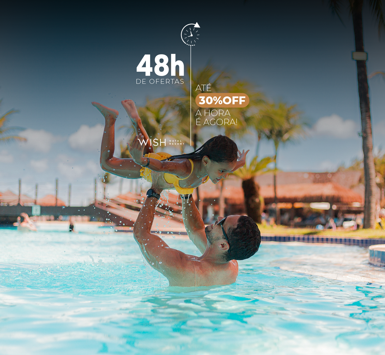 Reserve com até 30% OFF por tempo limitado