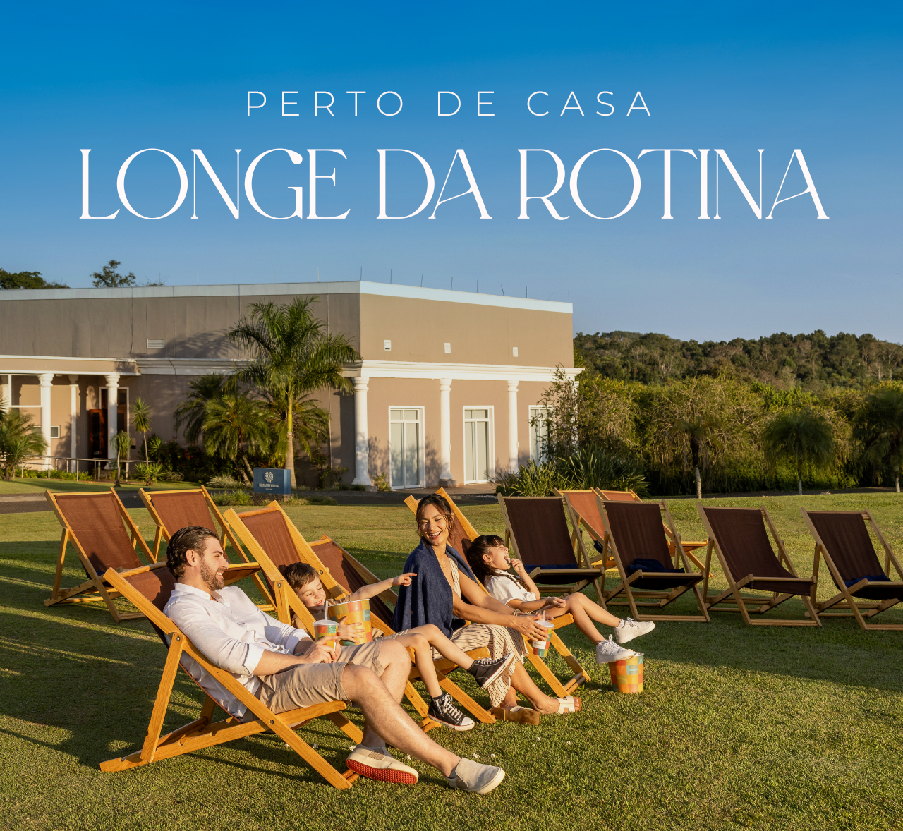 Perto de casa e longe da rotina com condições especiais