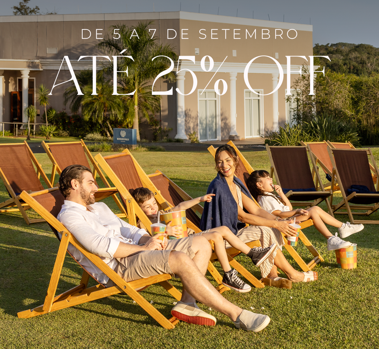 Aproveite até 25% OFF