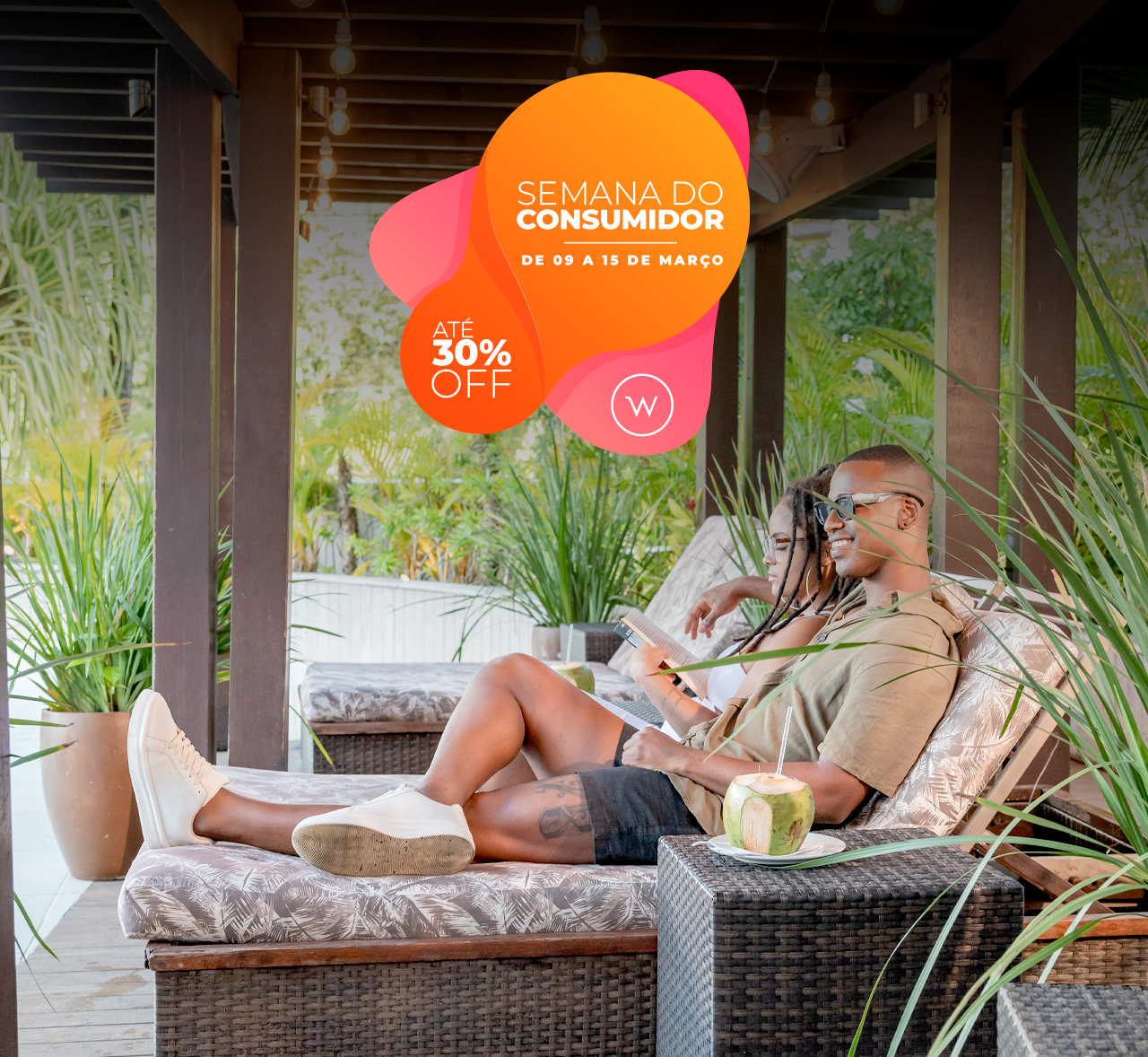 Até 30% OFF e dobro de cashback