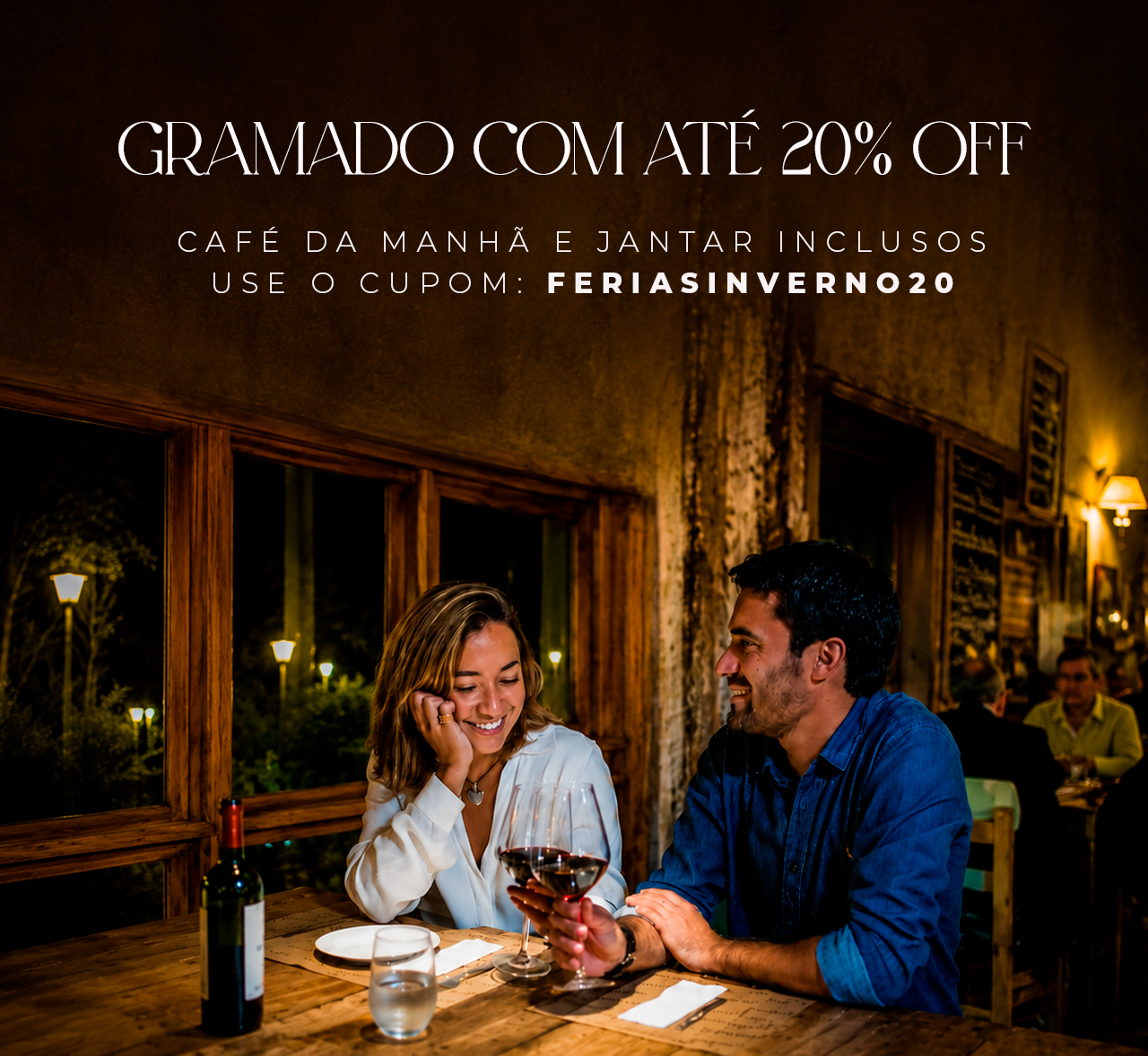 FÉRIAS DE JULHO EM GRAMADO COM ATÉ 20% OFF