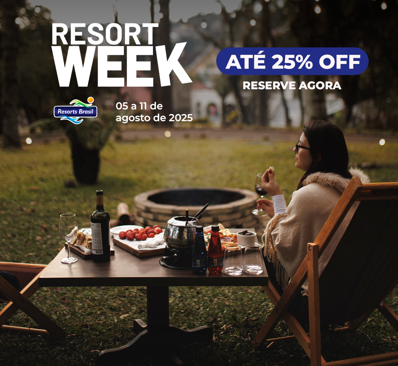 Até 25% OFF para aproveitar 