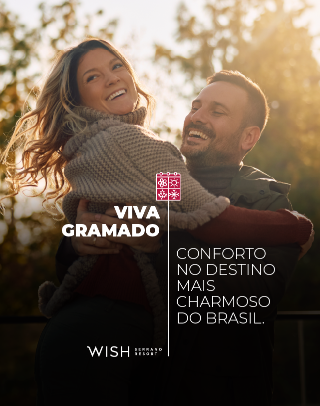 An advertisement for viva gramado em qualquer estacao