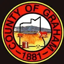 The seal of the county of graham was established in 1881.