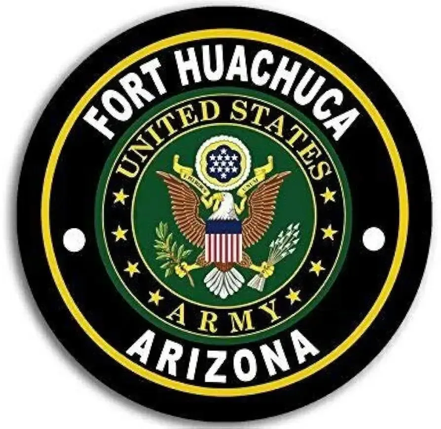 A logo for fort huachuca united states army arizona