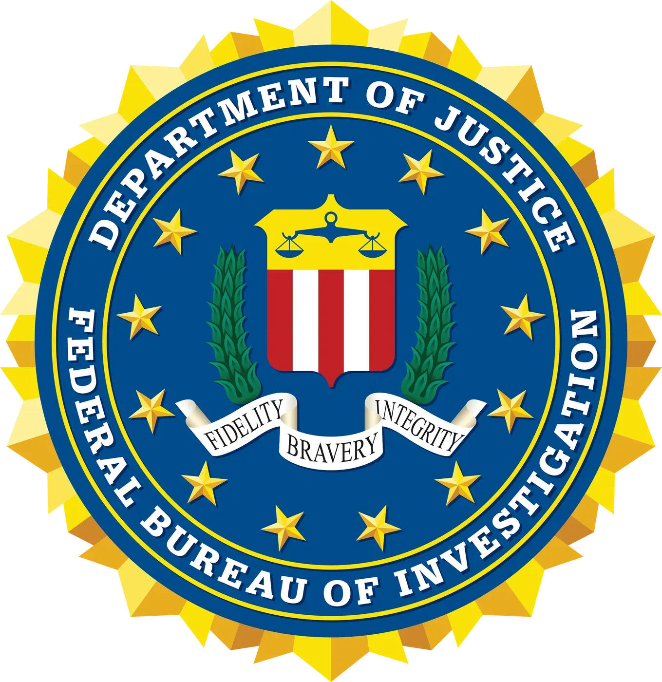 The seal of the federal bureau of investigation