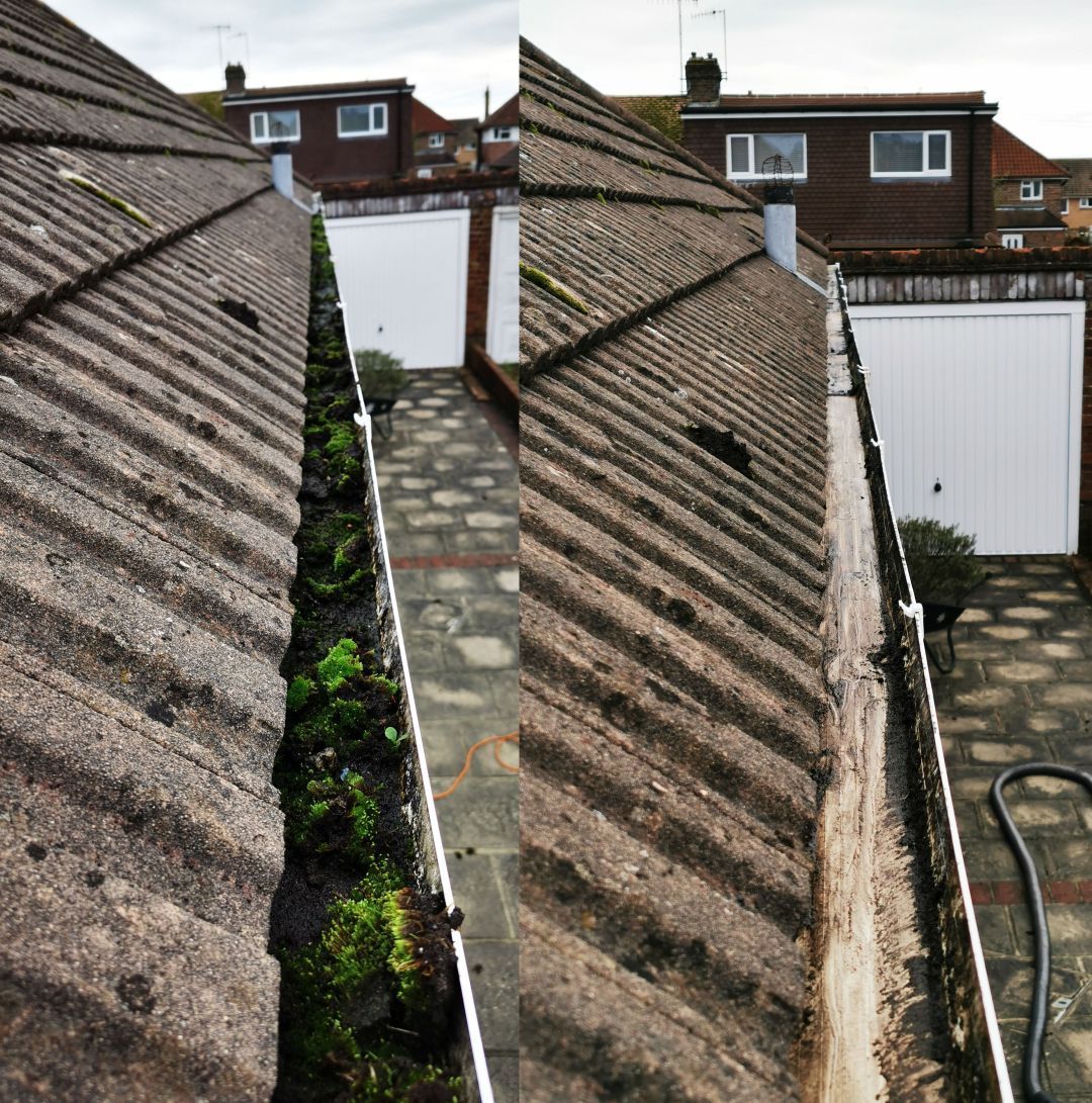 Nice clear gutters - Gutta Clean