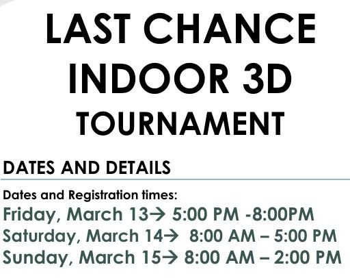 Last Chance Archery Tournament