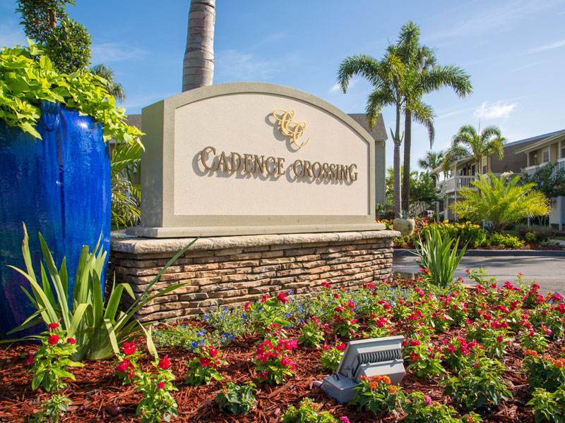 Cadence Crossing Entrance Sign