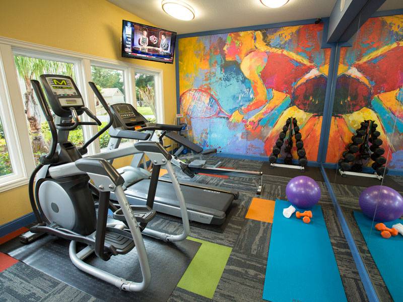 Cadence Crossing fitness room