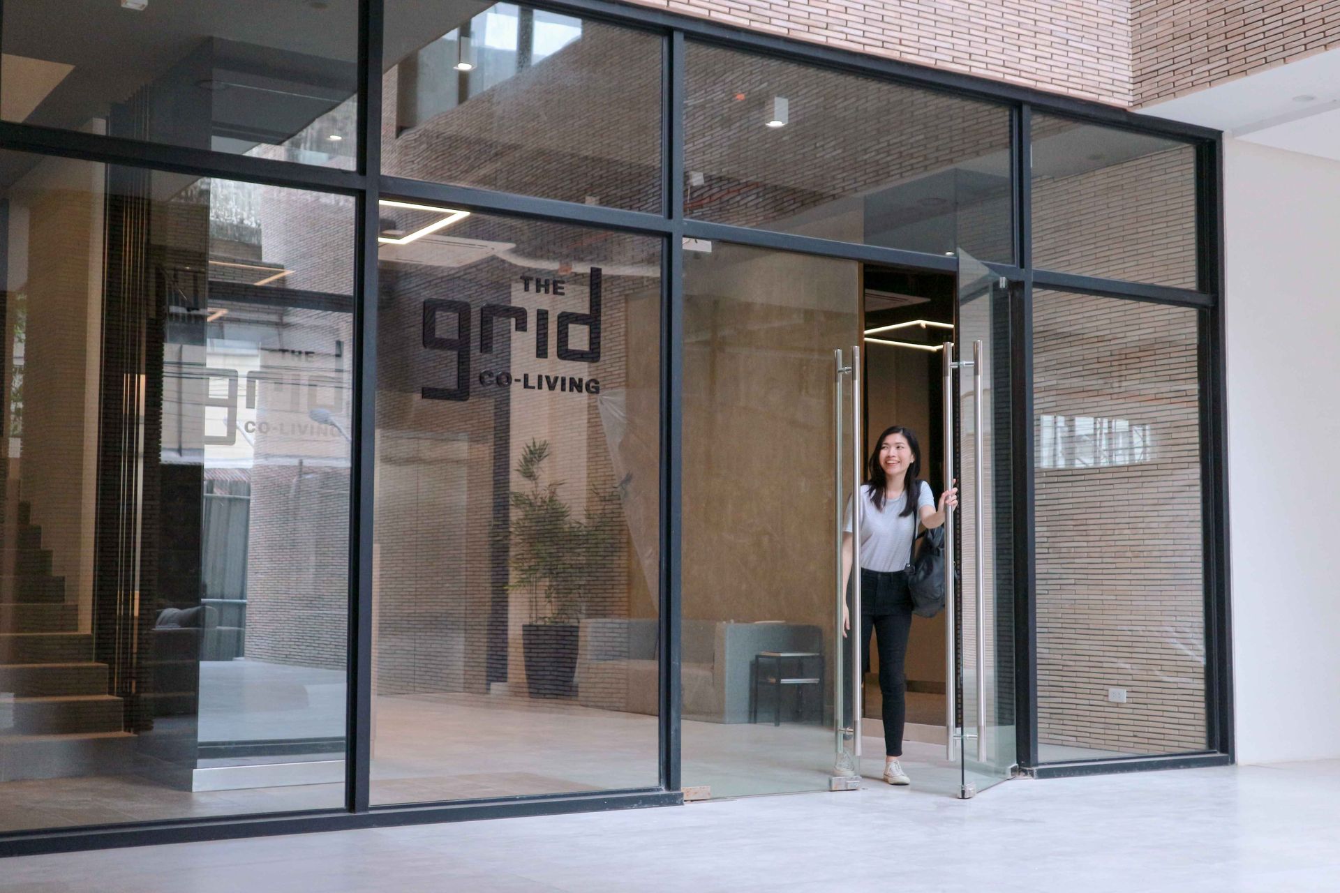 The Grid Co-Living entrance