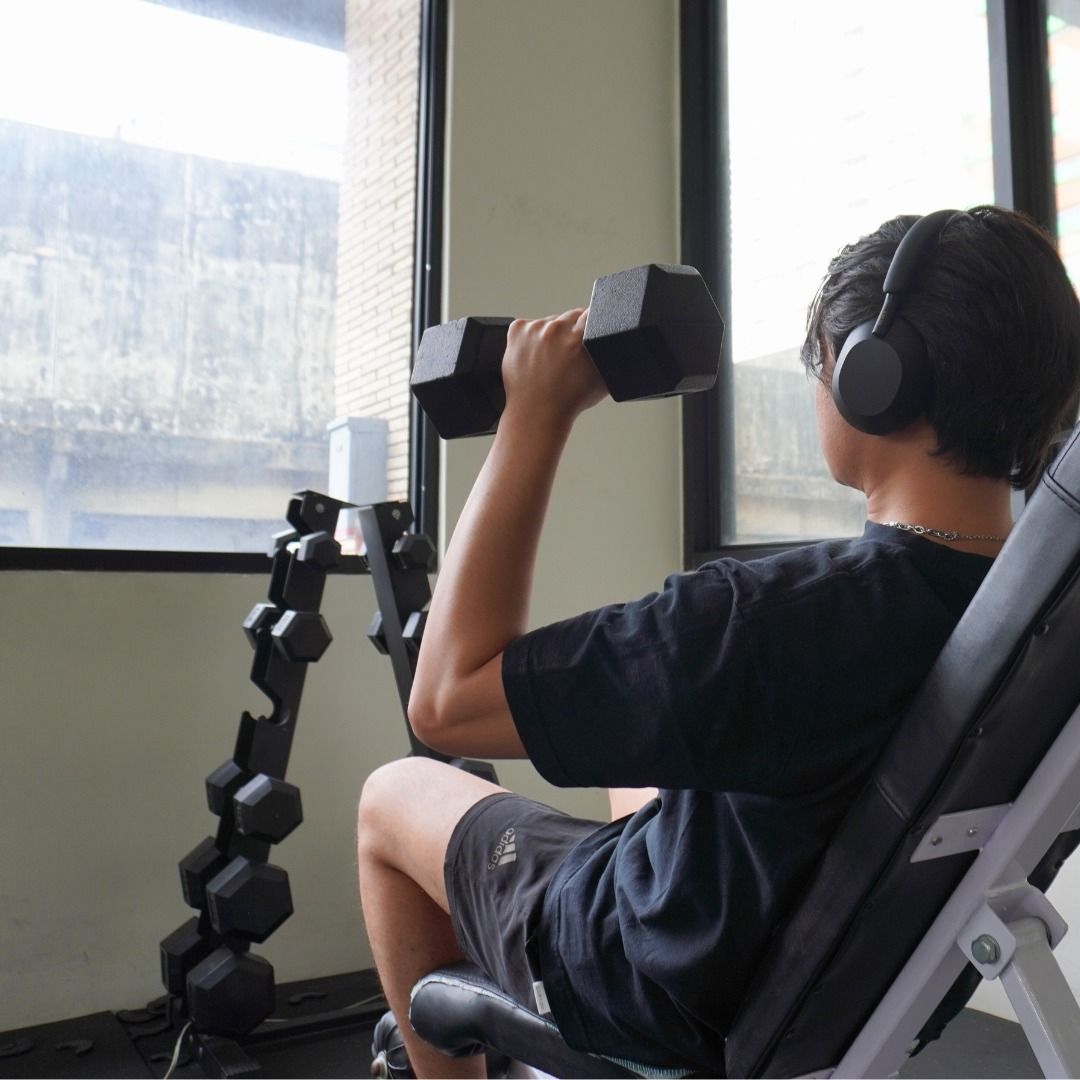 A person working out.