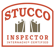 The logo for stucco inspector is a certified inspector.