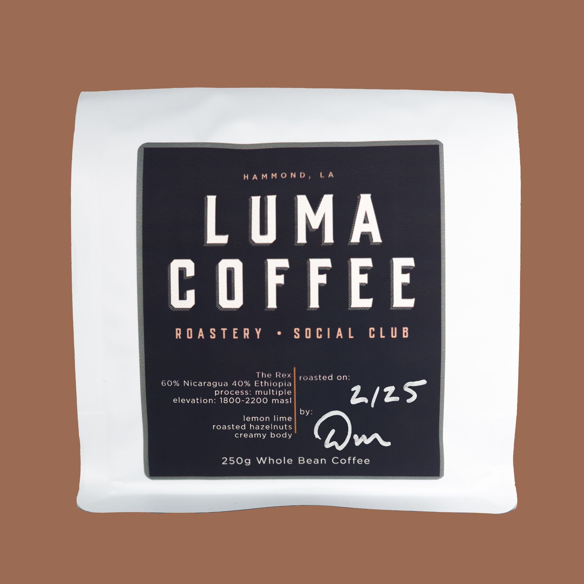Luma Coffee Roasters The Rex specialty coffee bags.