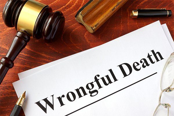 Wrongful Death — Wrongful Death File And Gavel in Downey, CA