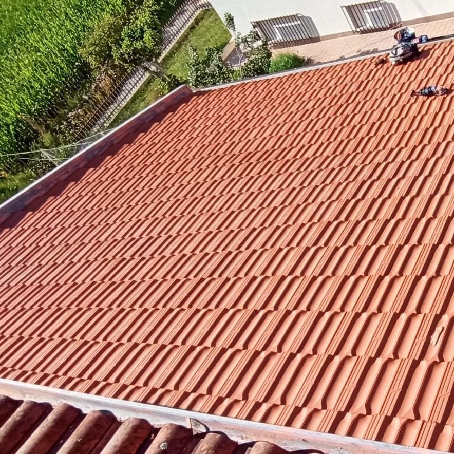 telhado limpo apos limpeza do telhado