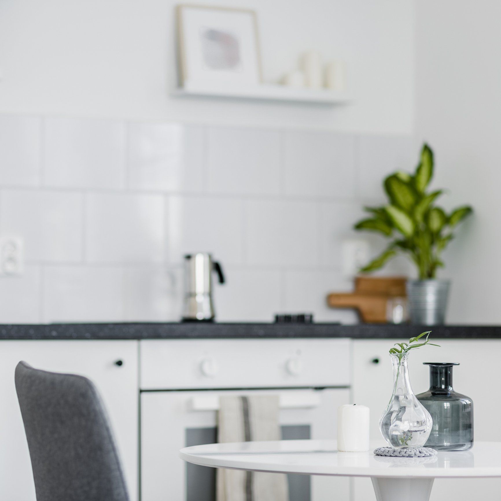 Round Table in a Kitchen — Santa Cruz, CA — Chip’s Custom Creations