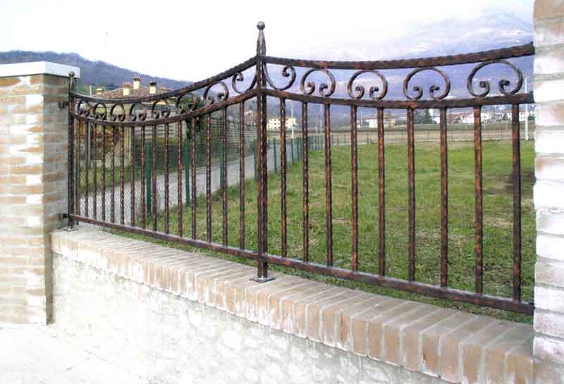 Recinzione metallica modello Piemonte