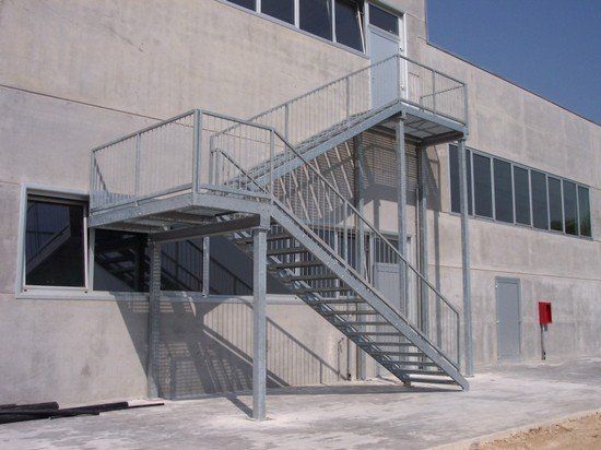 Scala Antincendio Zincata a Caldo